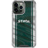 Michigan State University Jersey Grey iPhone 15 Pro Max Clear Case